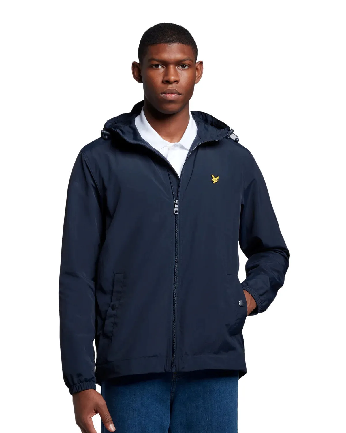 Lyle & Scott Mens Zip Through Hooded Jacket