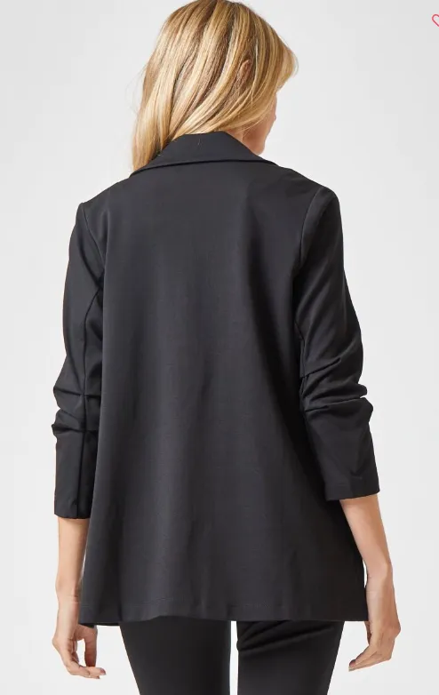 Magic 3/4 Sleeve Blazer - Black