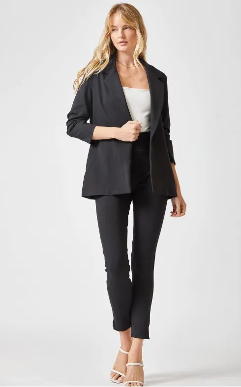 Magic 3/4 Sleeve Blazer - Black