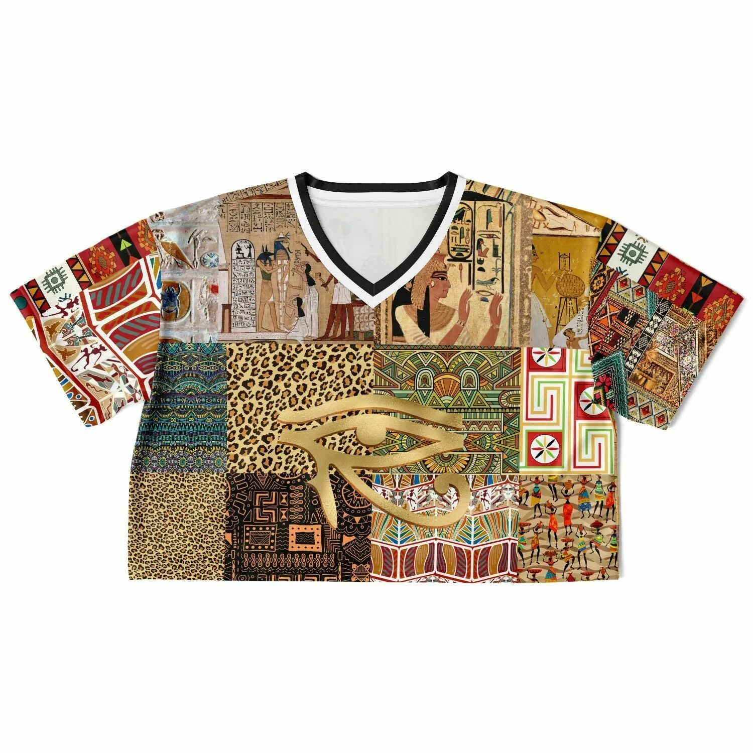 Mother Lode African Print Crop Jersey