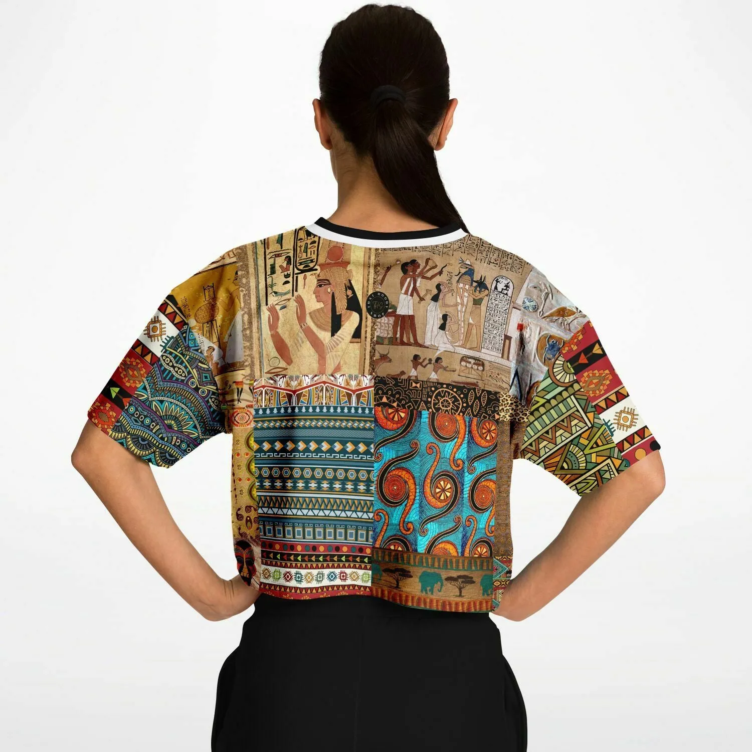 Mother Lode African Print Crop Jersey