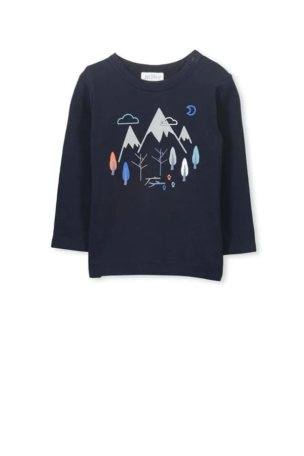 Mountains Tee (Milky Baby)