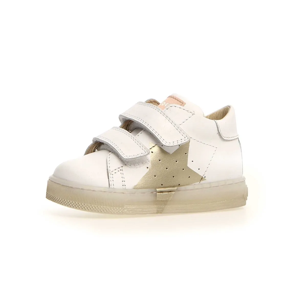 Naturino Toddler's (Sizes 22-26) Falcotto Venus White/Platinum Star