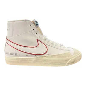 Nike men's sneaker shoe Blazer Mid '77 DQ0796 100 white red