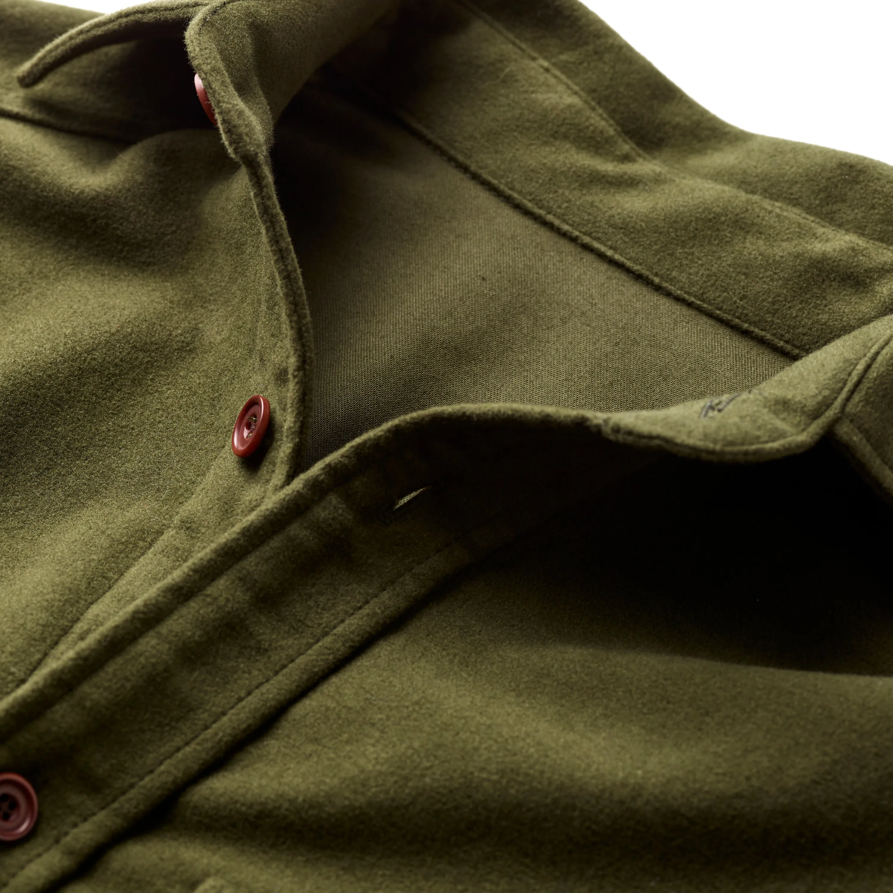 Olive Moleskin Shirt