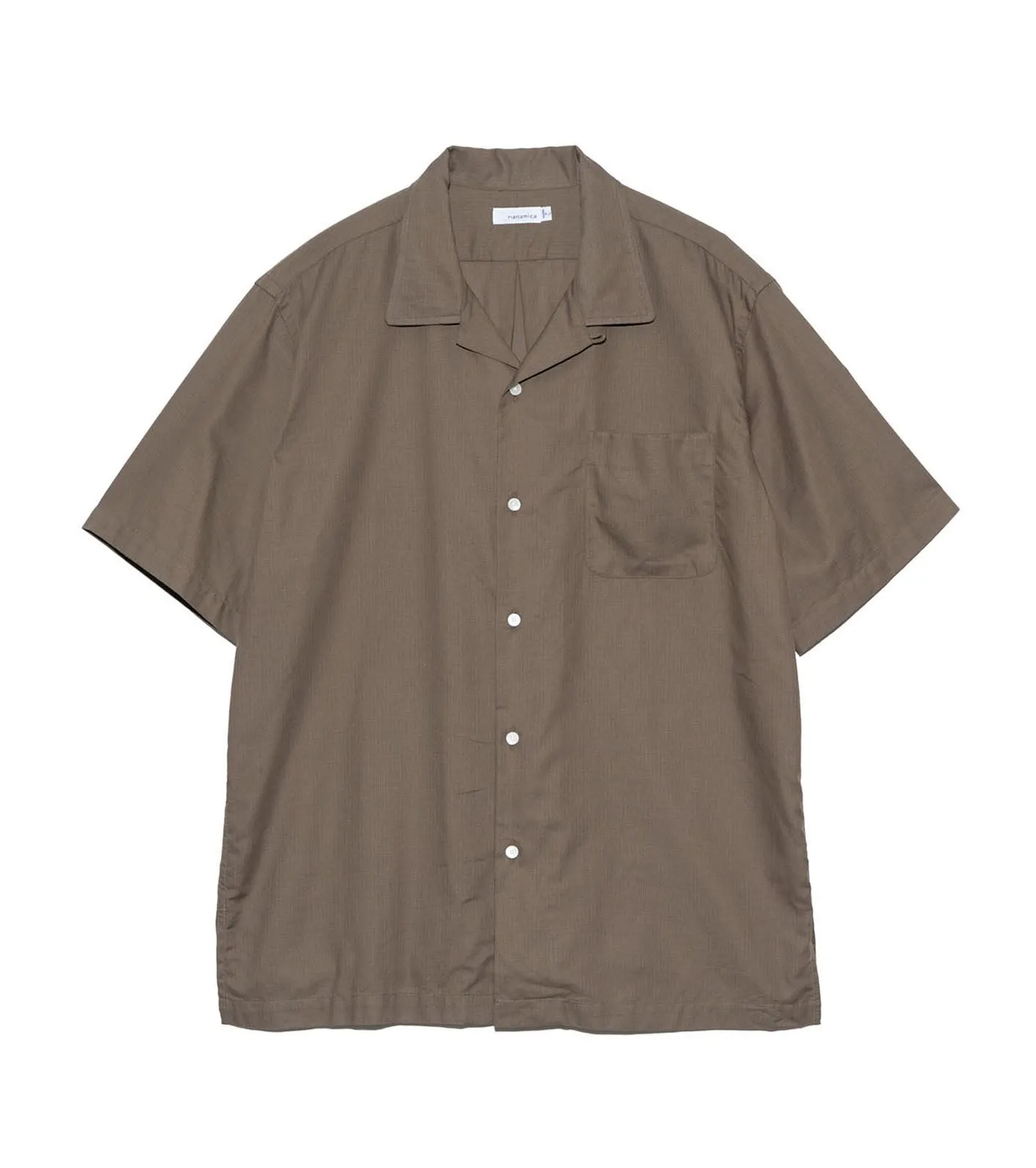 Open Collar Panama S/S Shirt