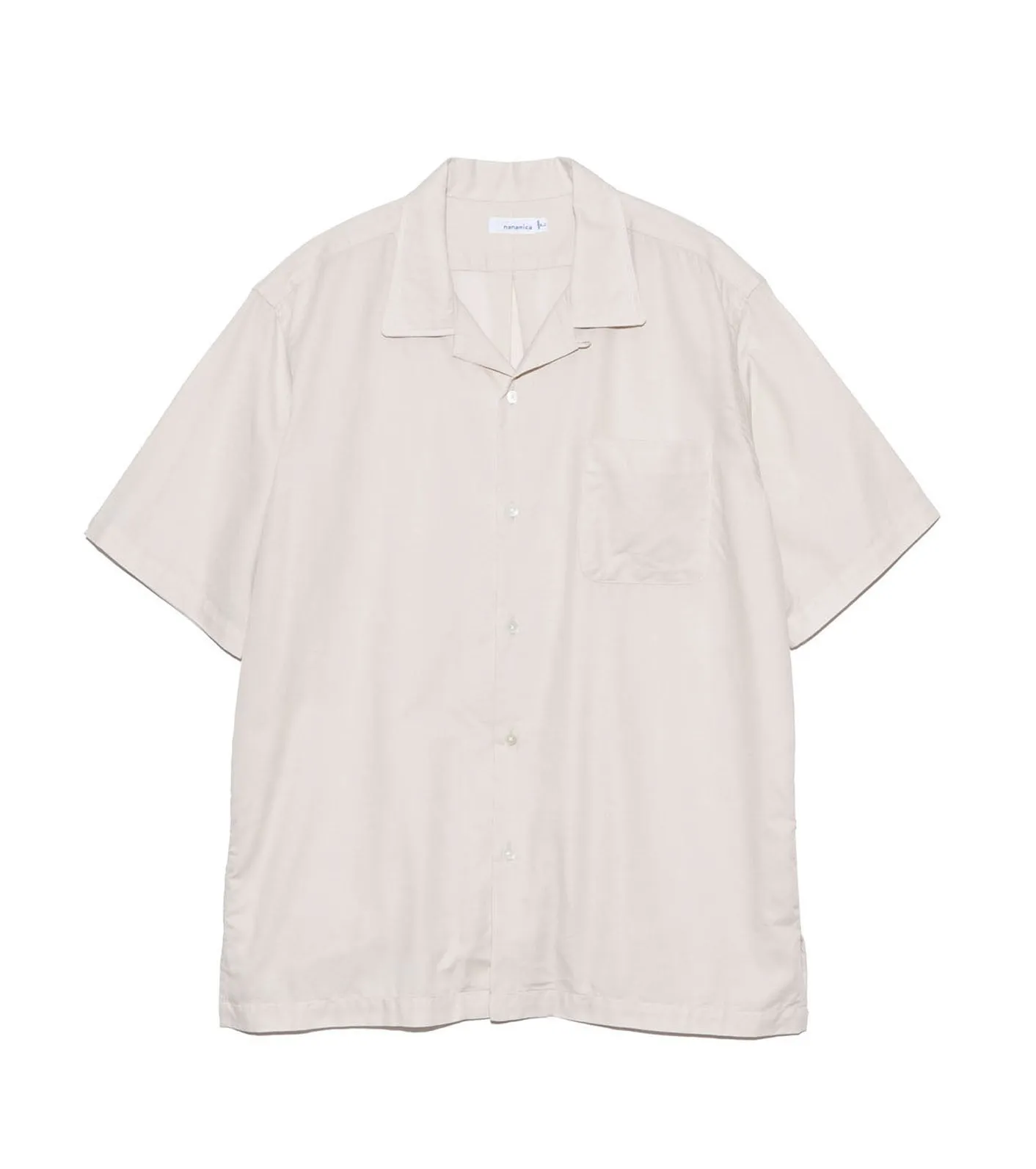 Open Collar Panama S/S Shirt