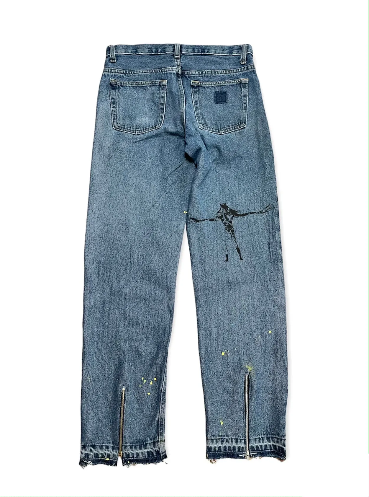 Pierced Heart Denim Jeans