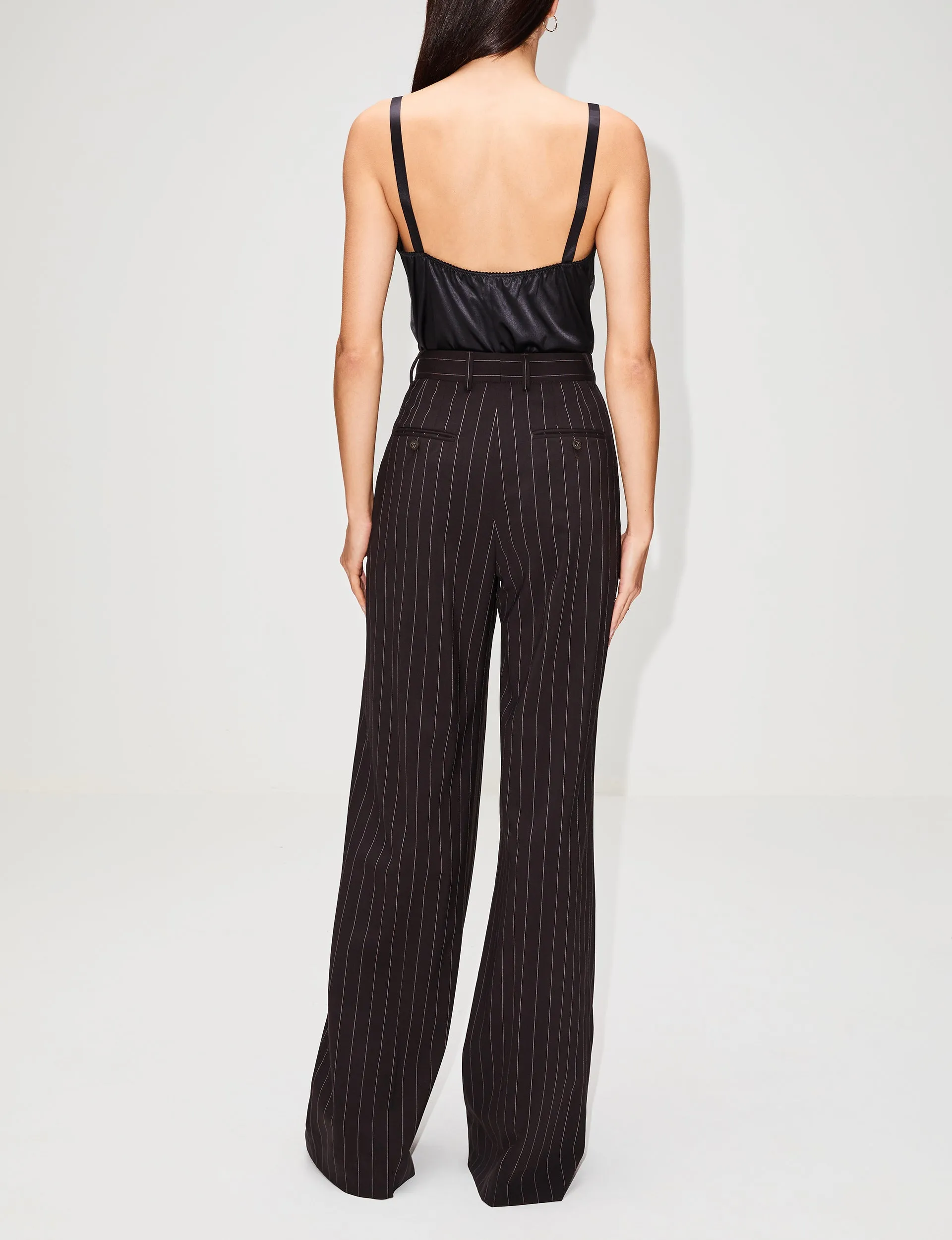 Pinstriped Trouser