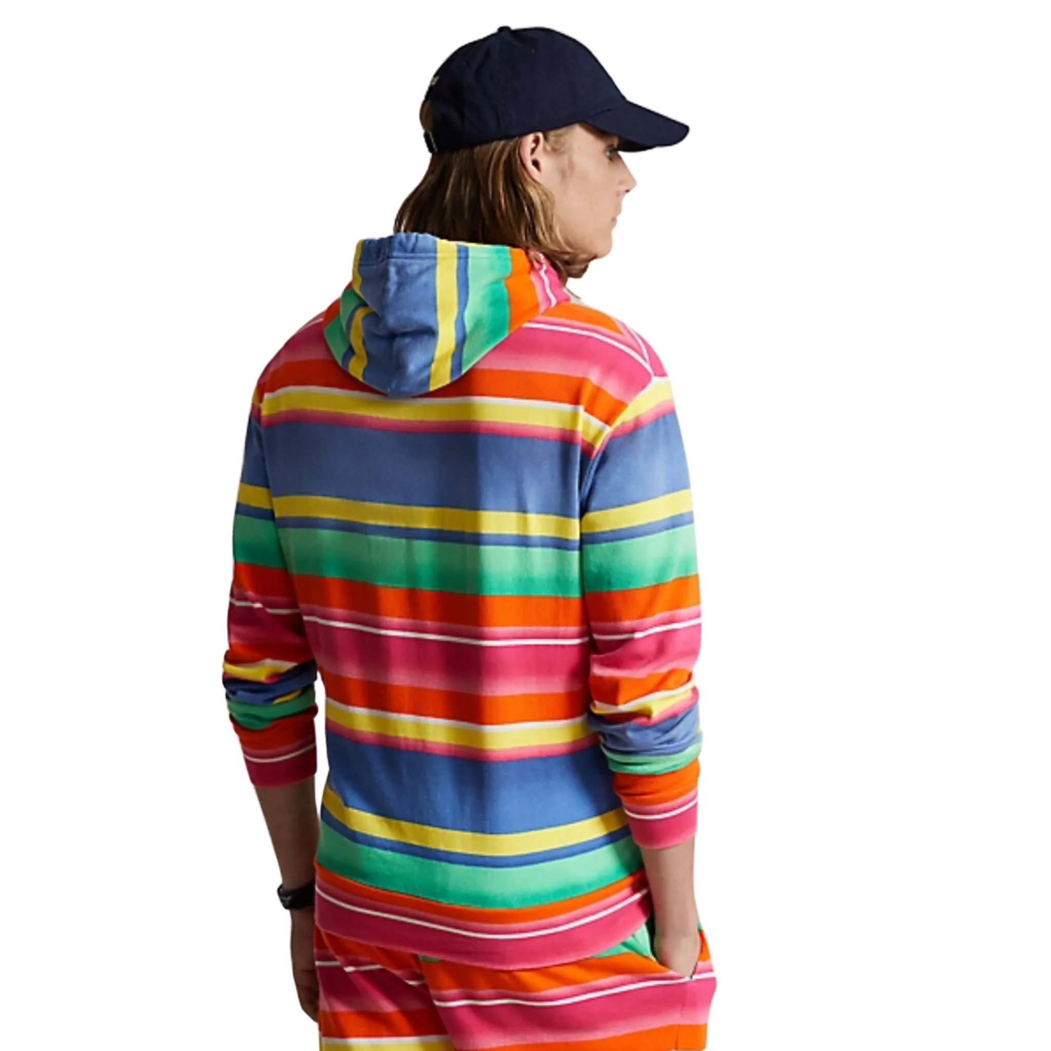 Polo Ralph Lauren Striped Spa Terry Hoodie (Marais Stripe)