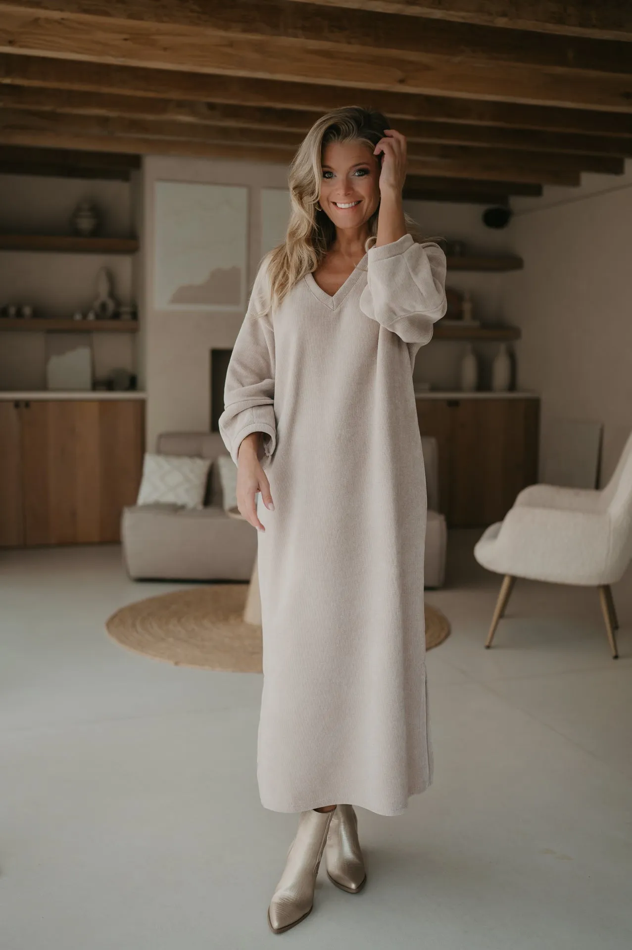 Ravenna dress I Beige