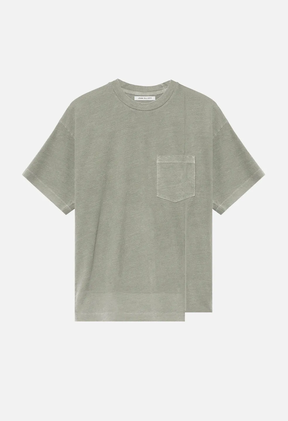 Reconstructed Lucky Pocket Tee / Washed Sage