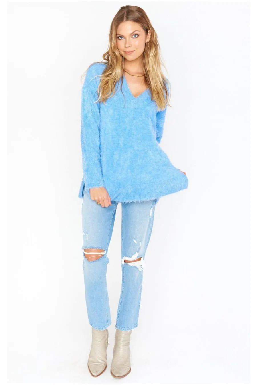 Show Me Your Mumu Cozy Fuzzy Forever Knit Jumper