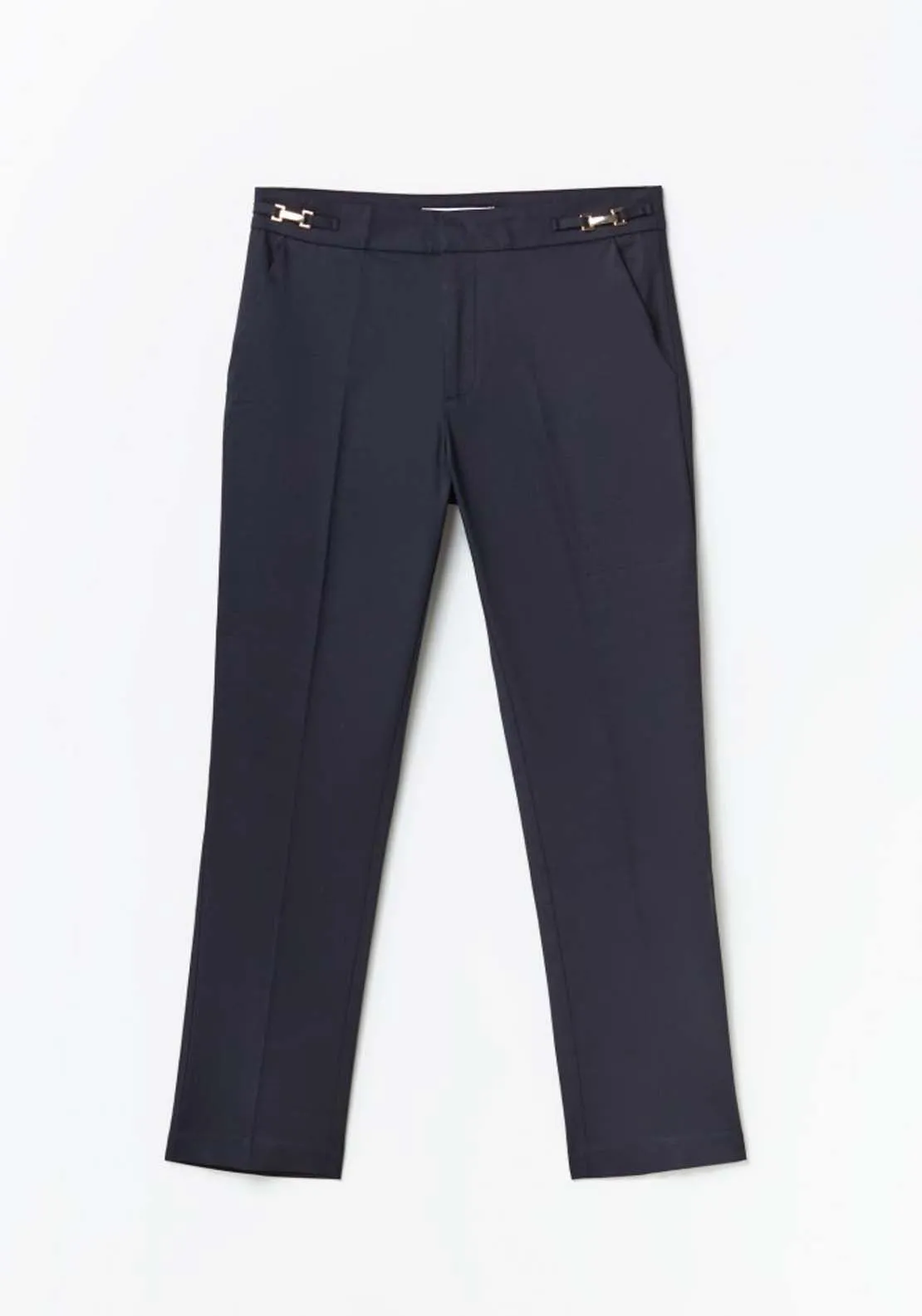 Side Buckle Trousers