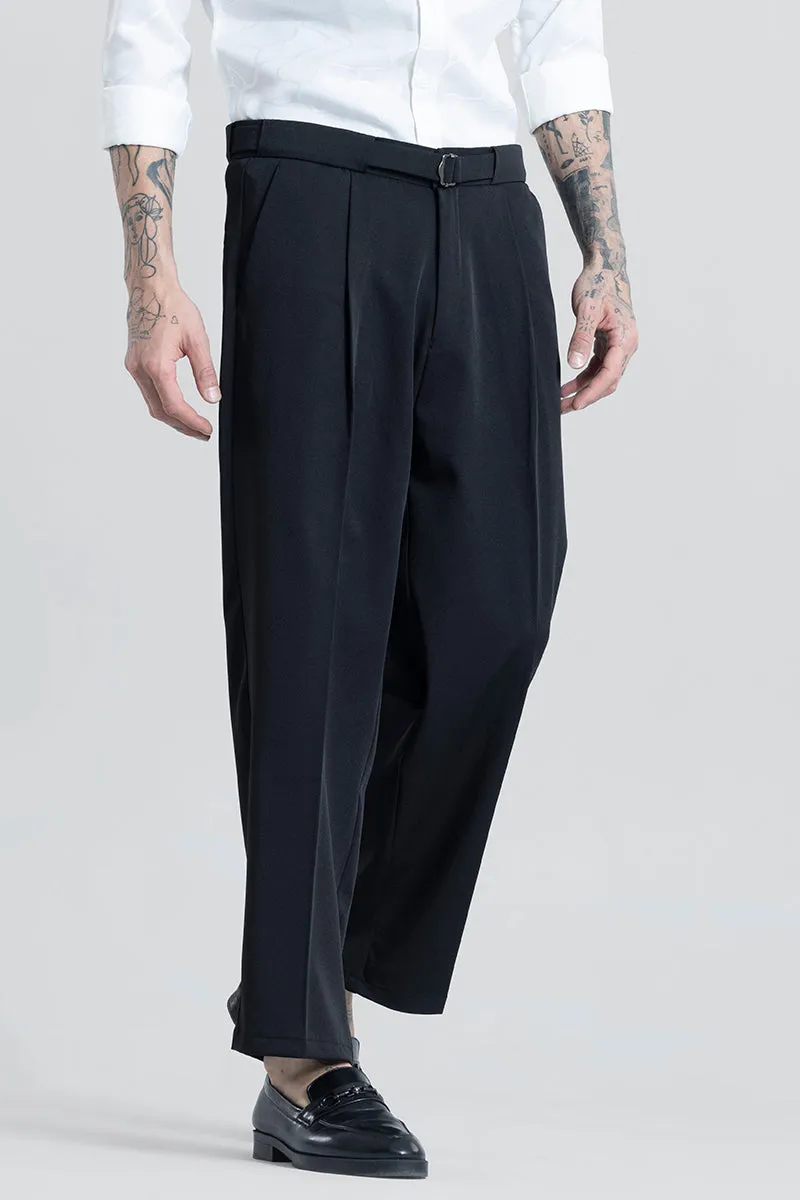 SleekStyle Black Korean Pant