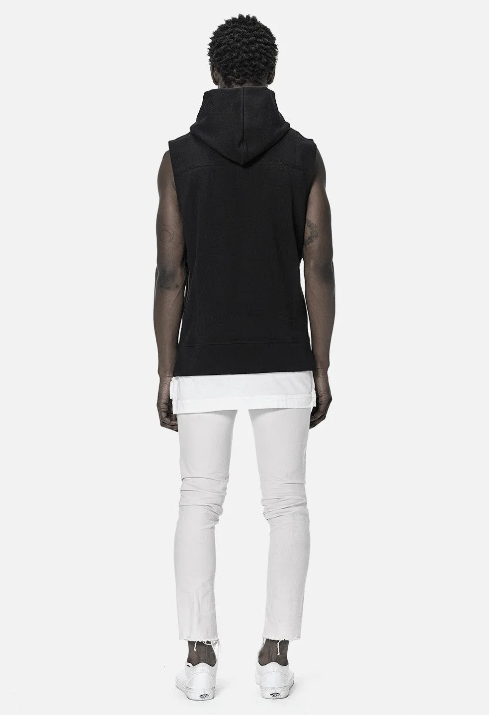 Sleeveless Hooded Villain / Black