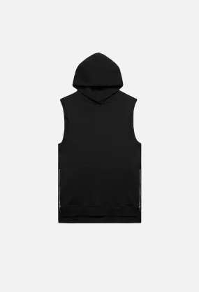 Sleeveless Hooded Villain / Black