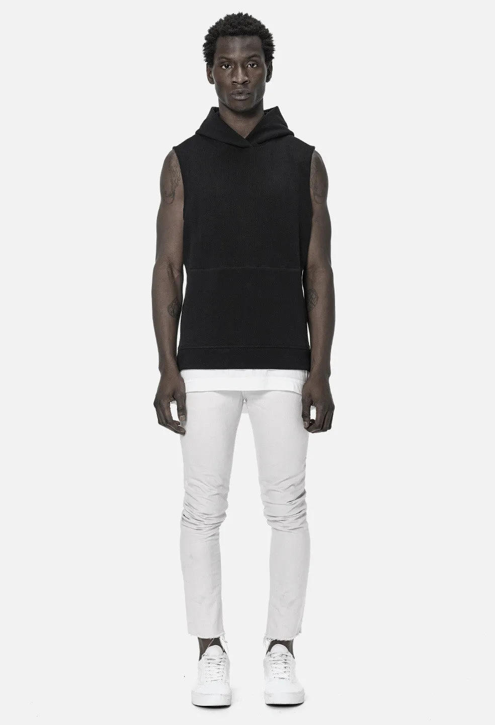 Sleeveless Hooded Villain / Black