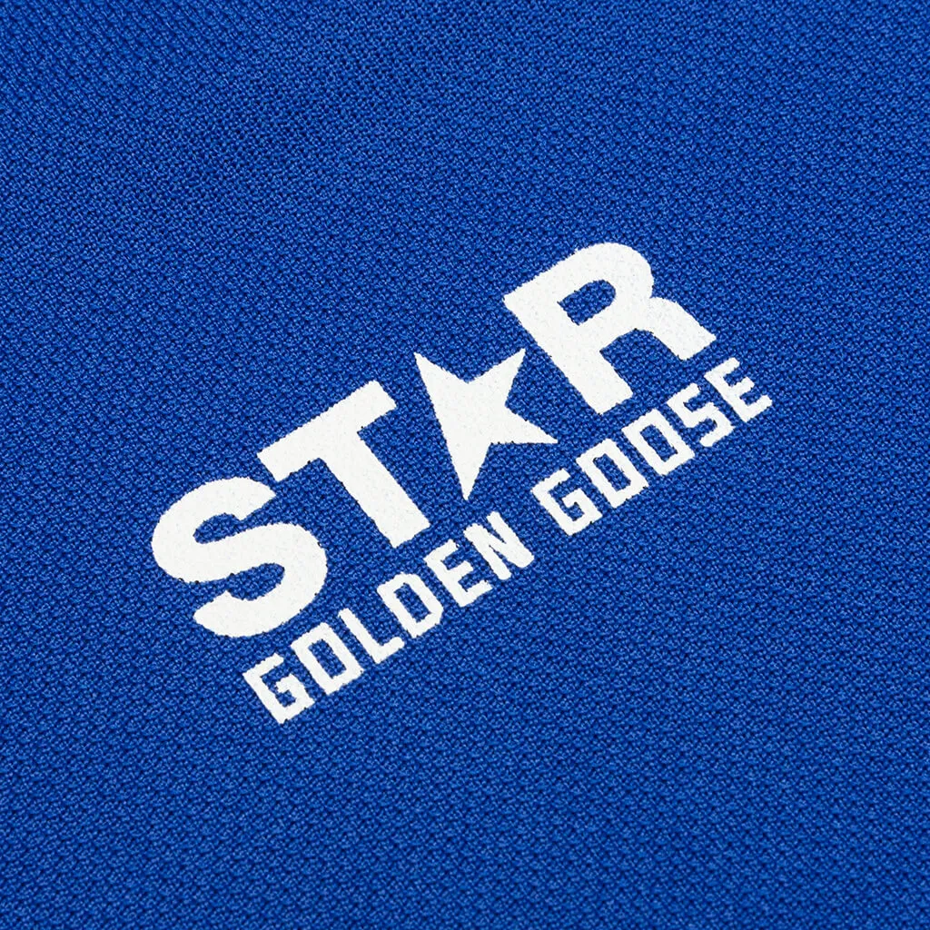 Star Zipped Track Jacket - Bluette/White