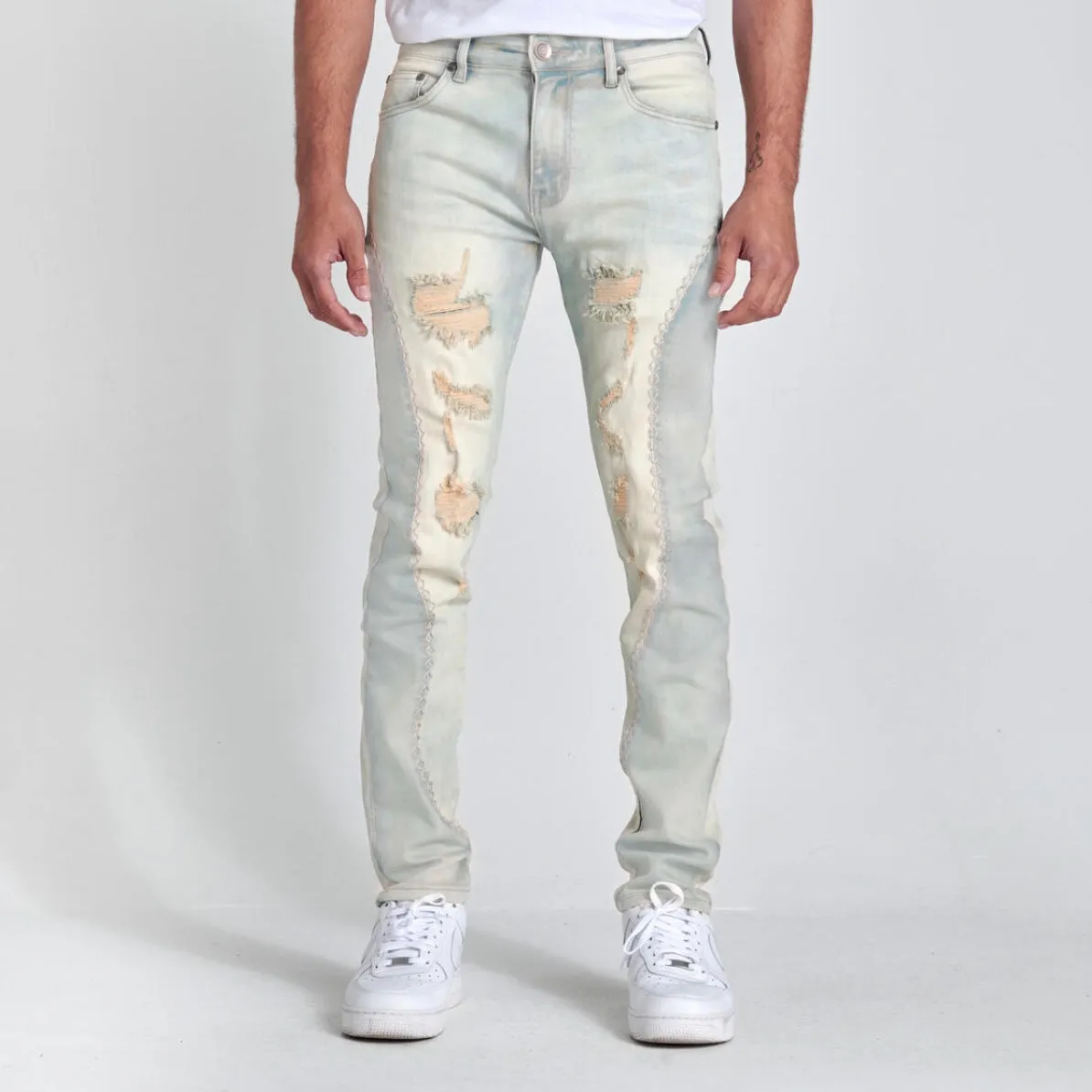 SugarHill “Jetty” Wheat Cloud Jeans