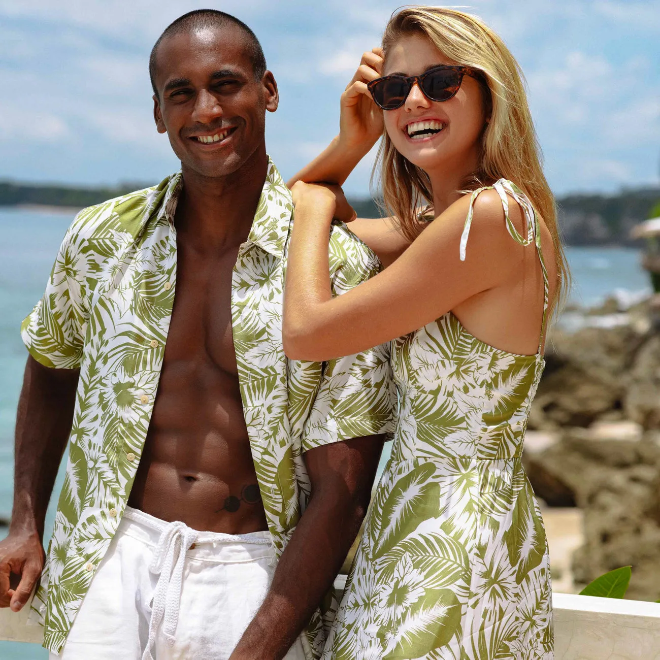 The Bali Hai - Short Sleeve Tropical Silk Shirt