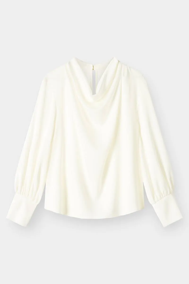 THE SILK BLOUSE - WHITE