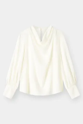 THE SILK BLOUSE - WHITE