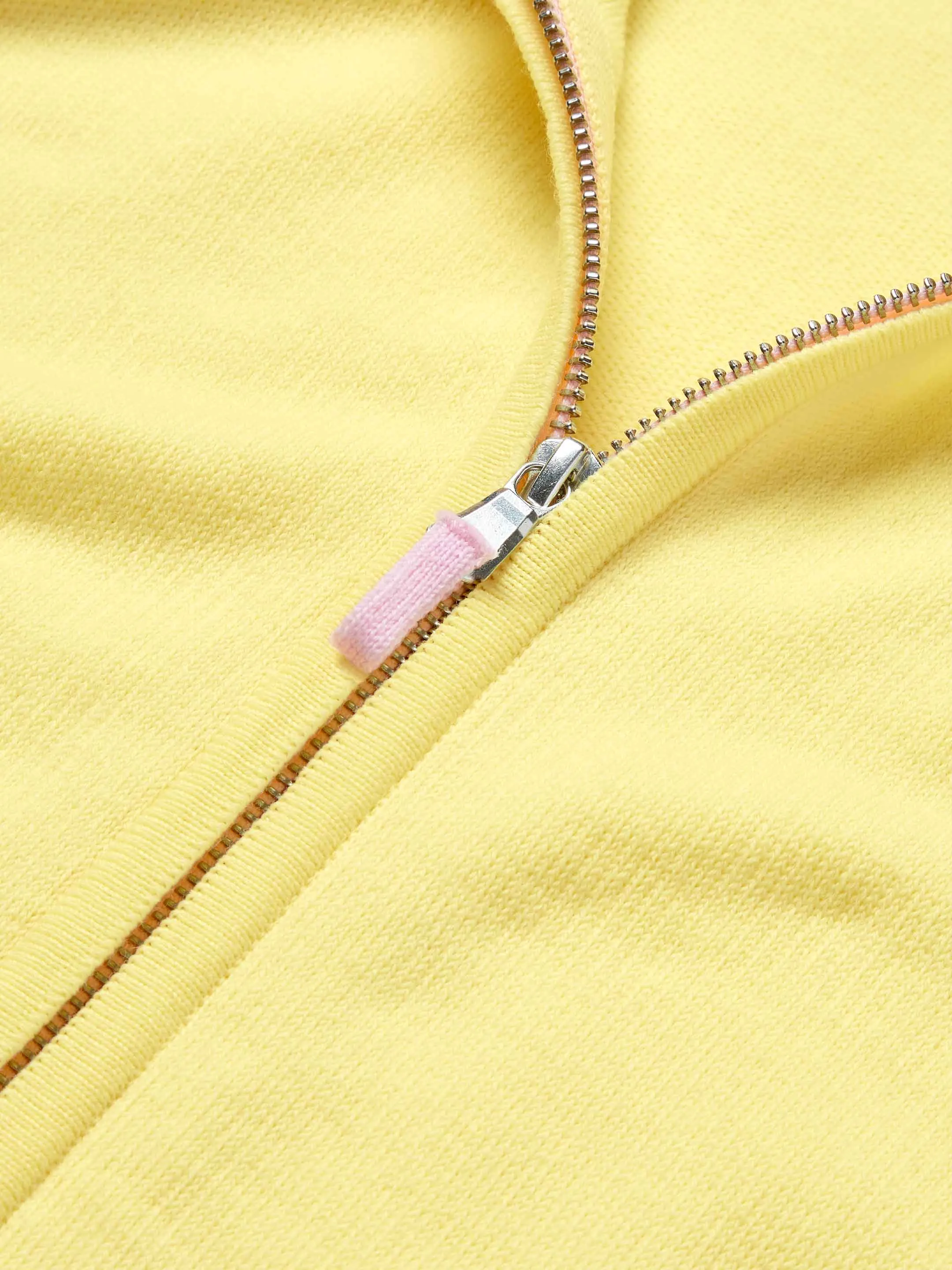 The Zip Hoodie - Lemon Yellow