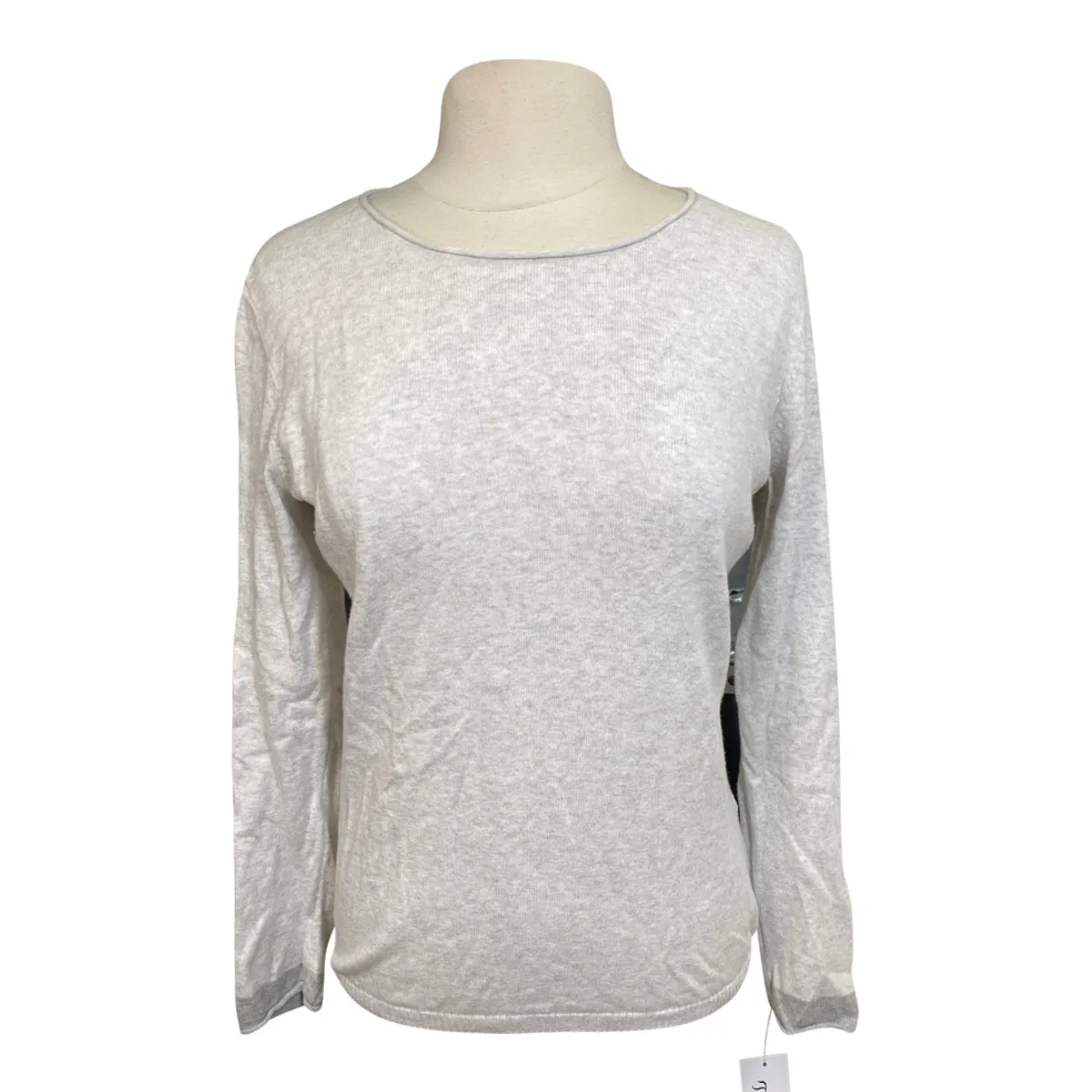 TKEQ Supernova Sweater in Cream/Grey - Women's Medium