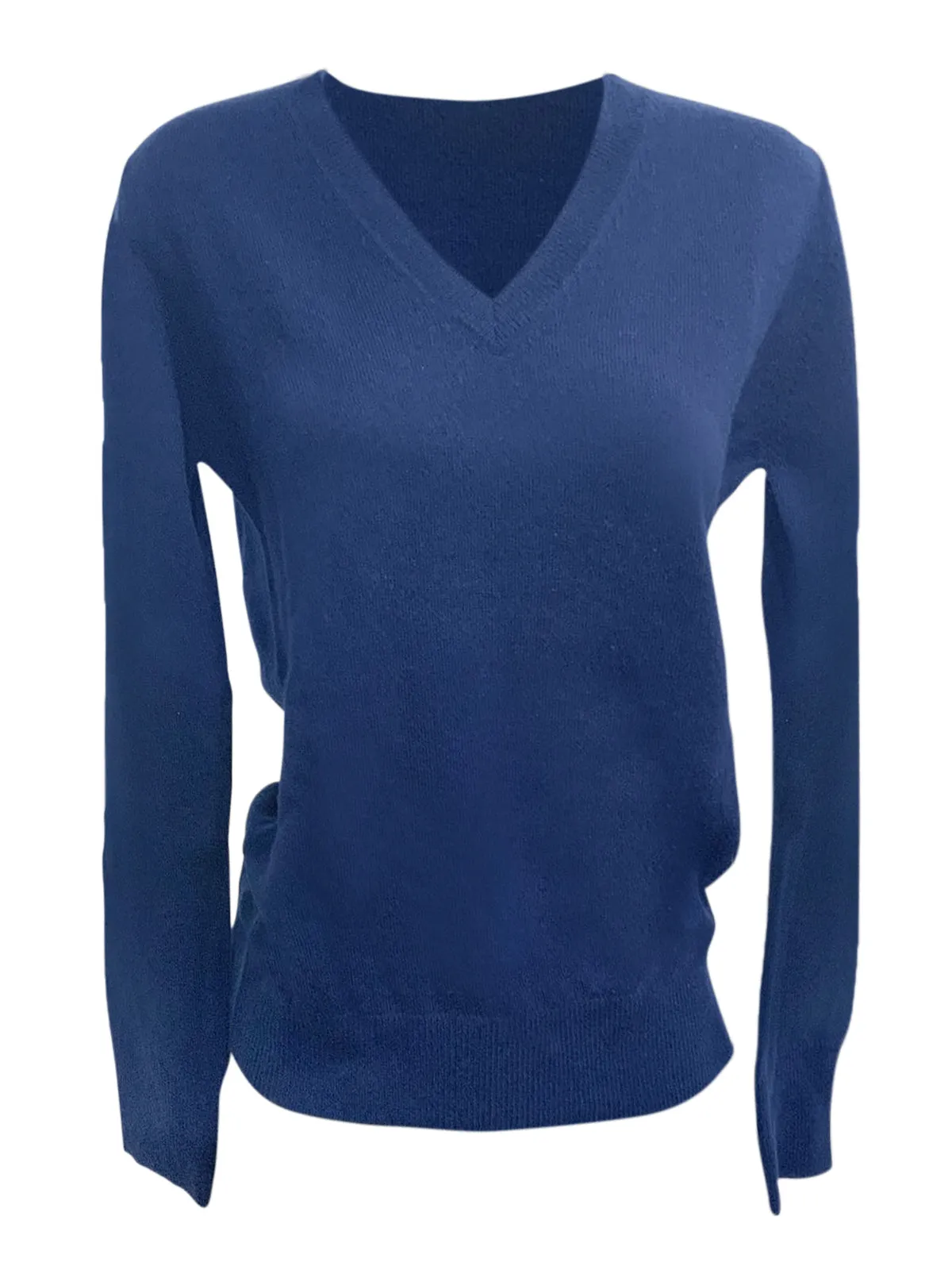 V-neck Cashmere Sweater Midnight