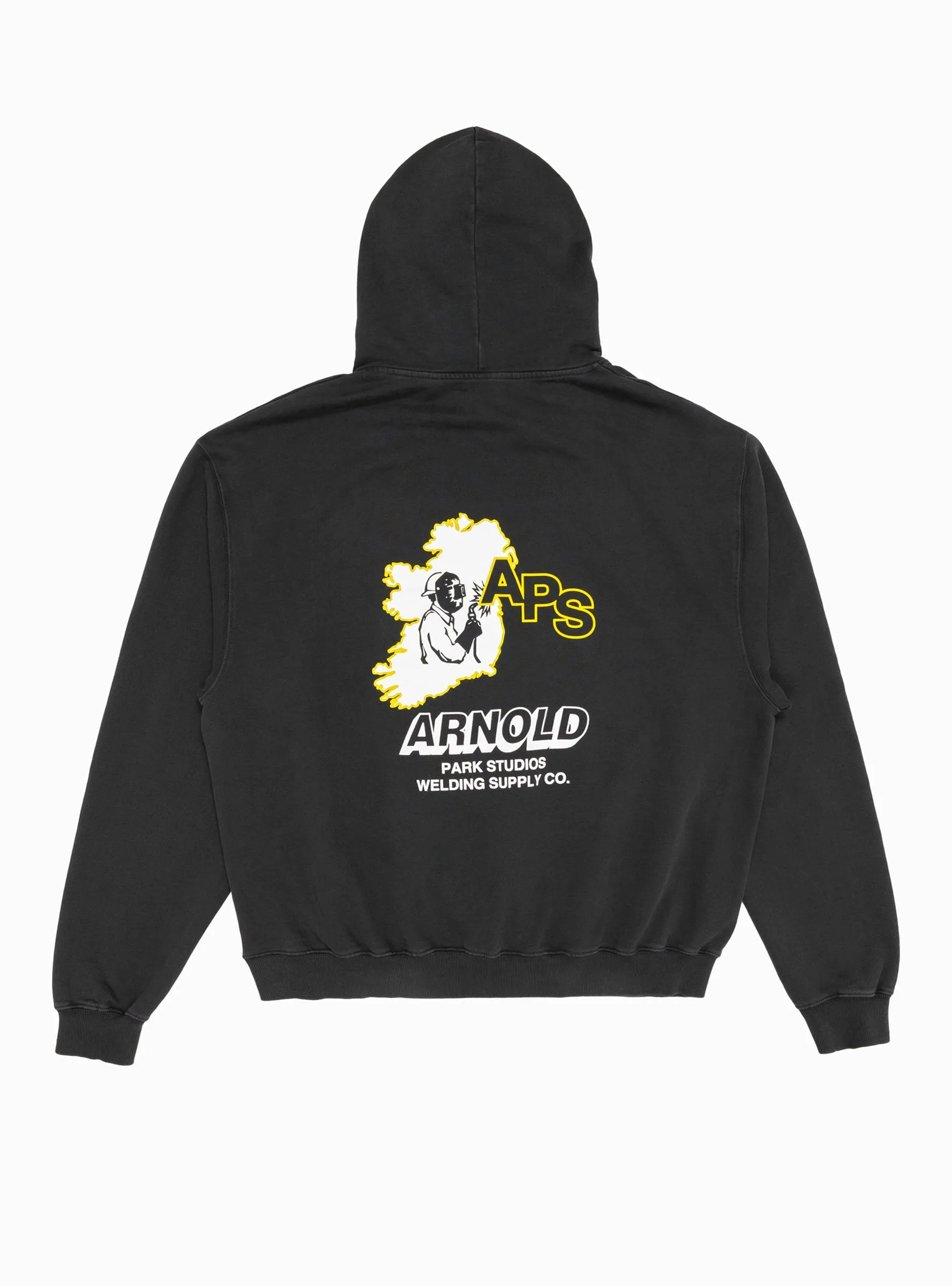 Welding Supply Hoodie Faded Black