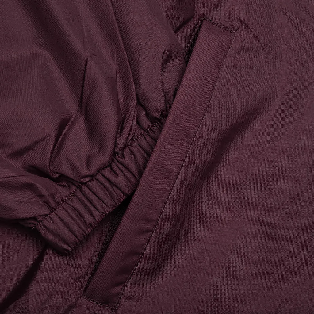 Windbreaker Jacket - Burgundy