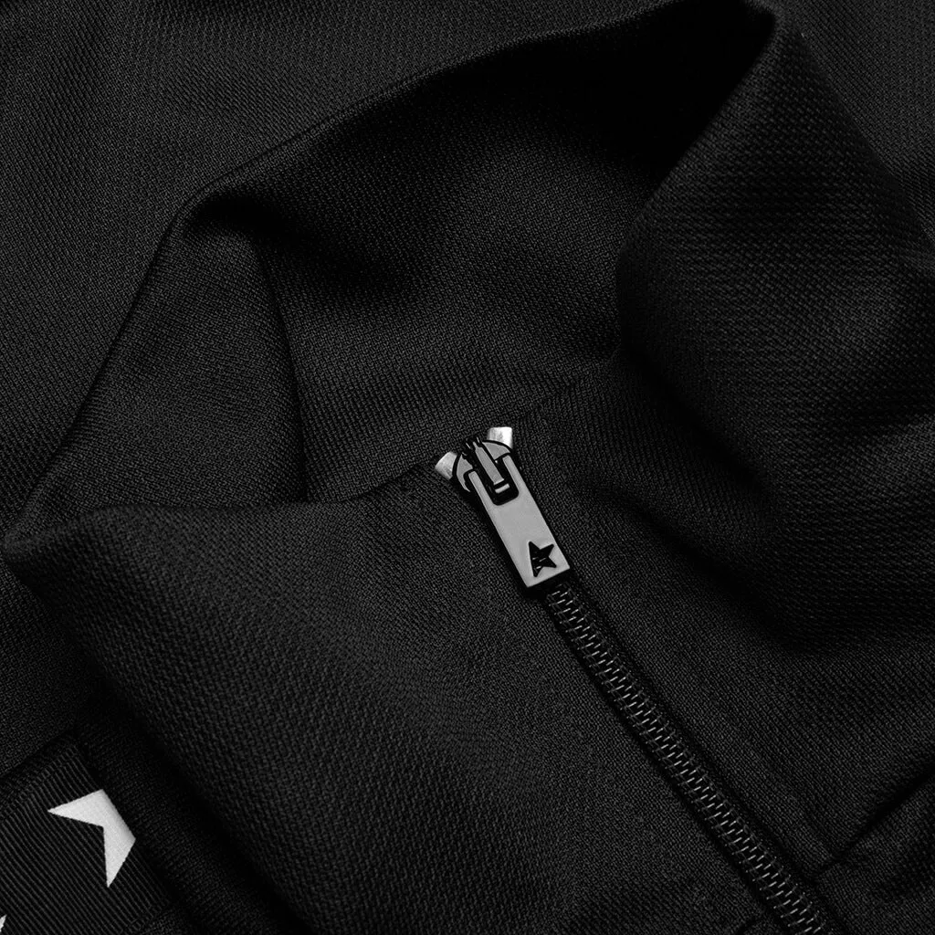 Women's Star Zipped Track Jacket - Black