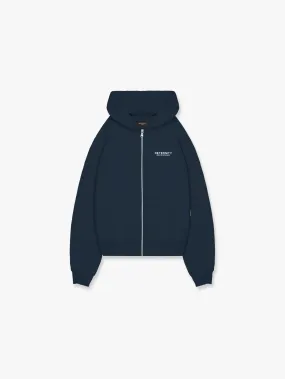 ZIP HOODIE CREATIVE DEPT - NAVY